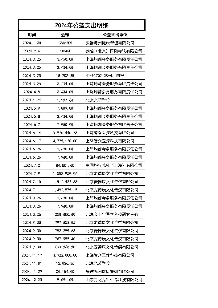 2024支出明细表